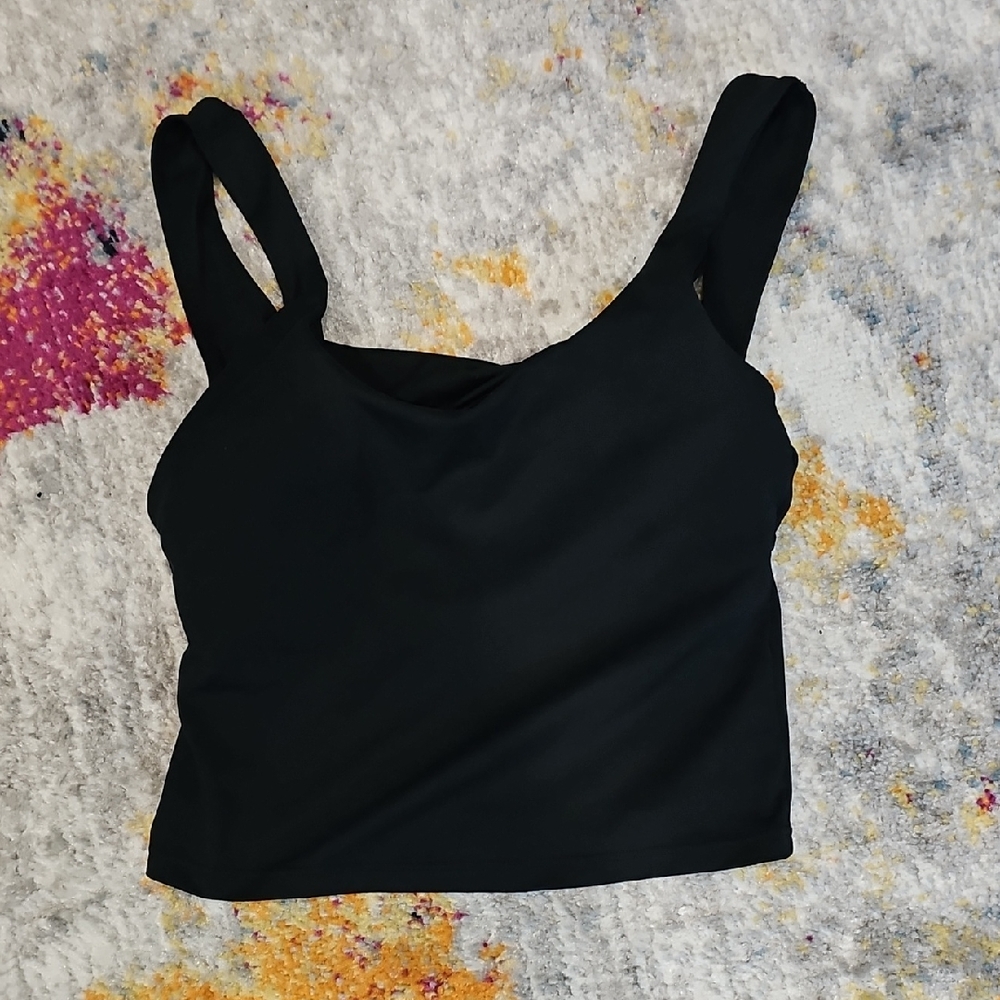 Fabletics Twisted Back Black Women's Top
